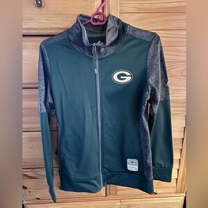 Green Bay Packers Women’s Athletic Full Zip Therma Base Size Small